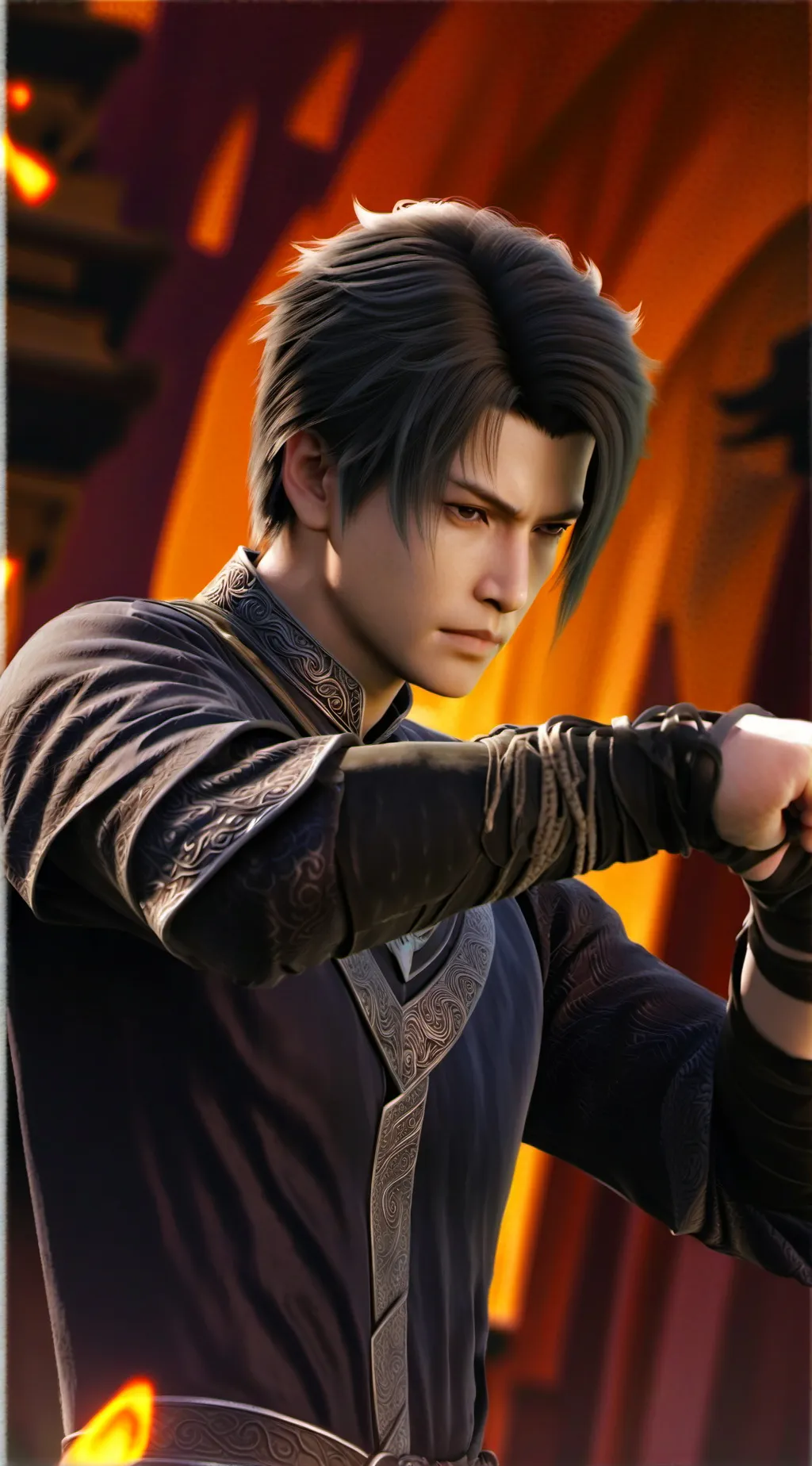 ai character: John Chang background