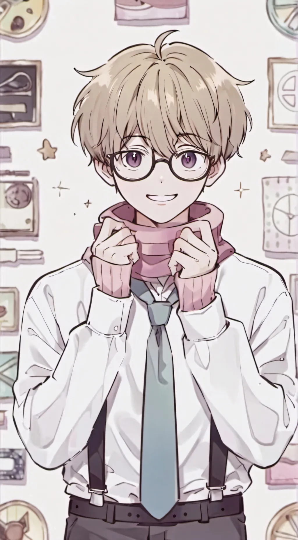 ai character: Milo  background