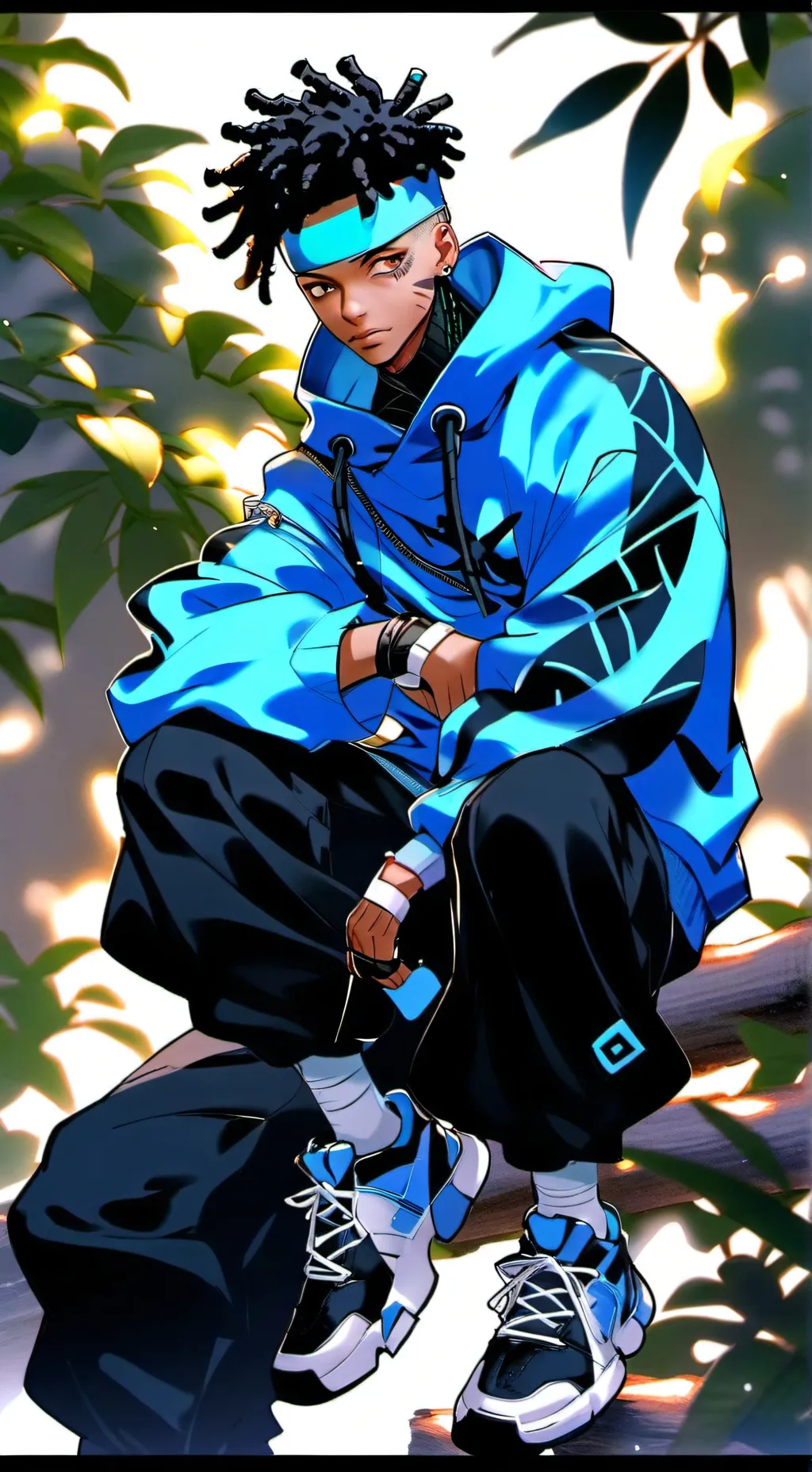 ai character: broly vs yn  background