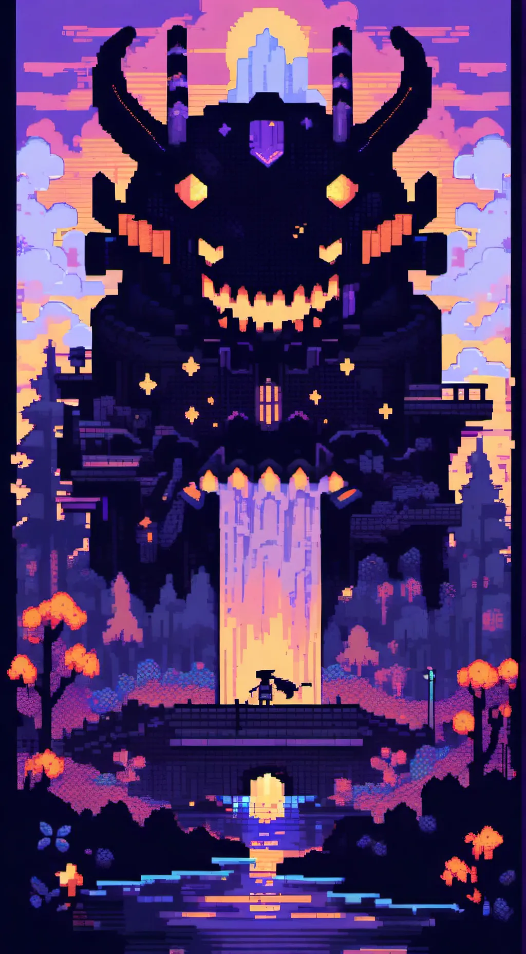 ai character: Siren head background