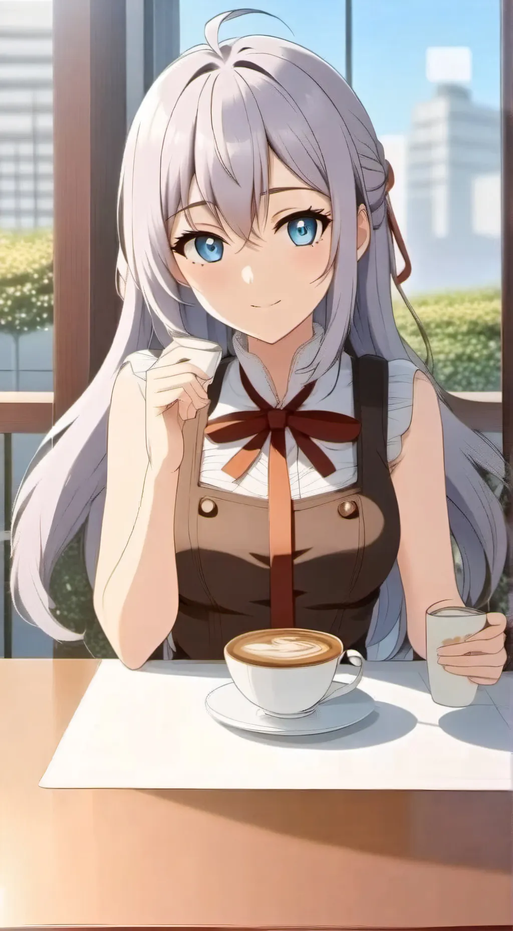 ai character: Alliya-chan background