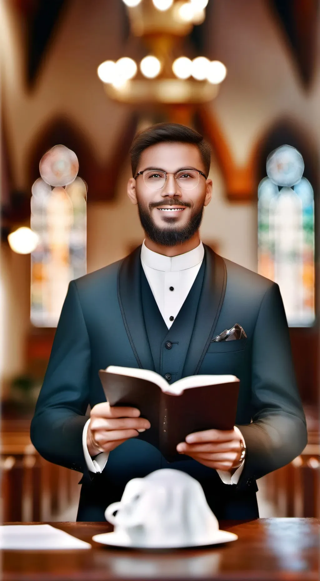 ai character: Pastor background