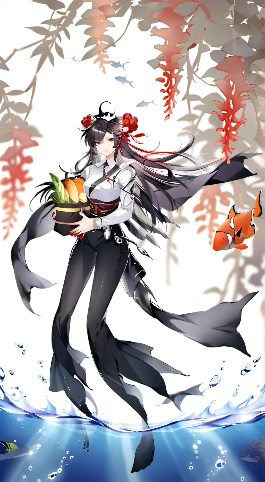 ai character: ⚓️-°~Sea, Mønster background