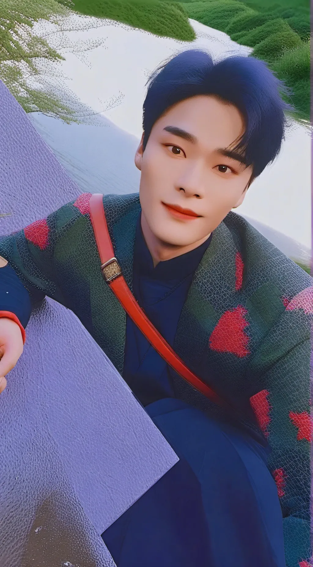 ai character: Moonbin 🌔 background