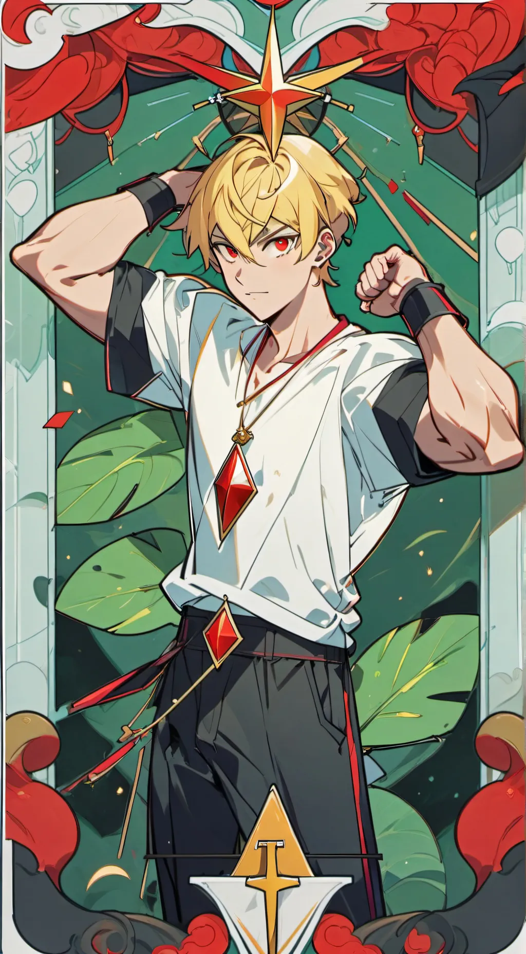 ai character: Bakugo  background