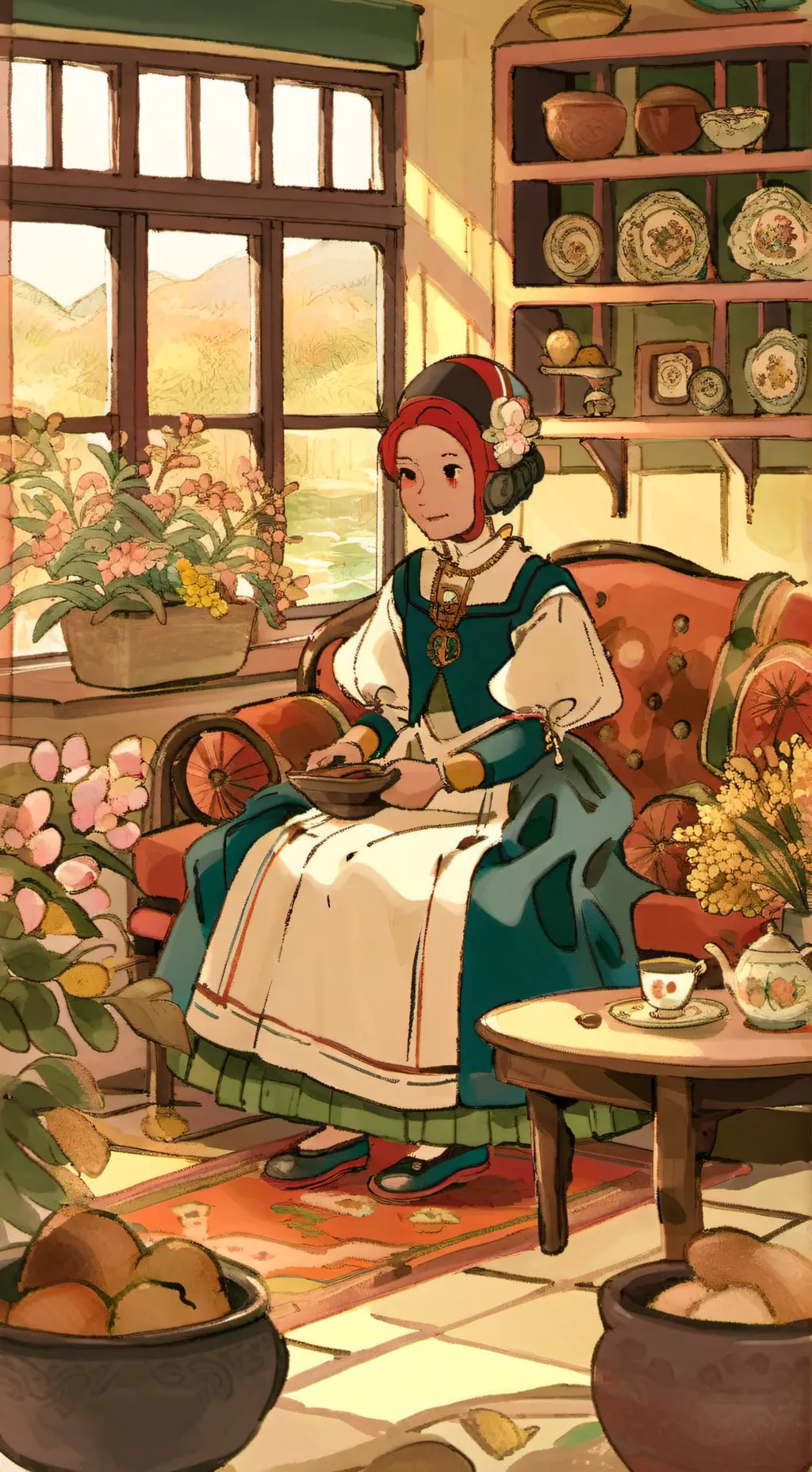 ai character: Me and Josh background