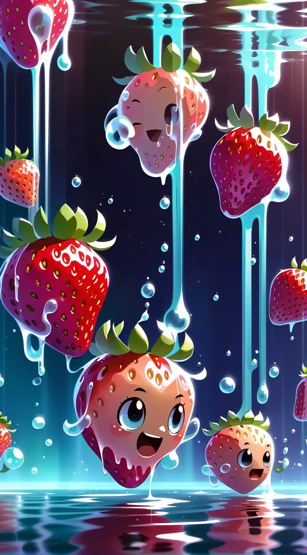 ai character: KNY x JJK background