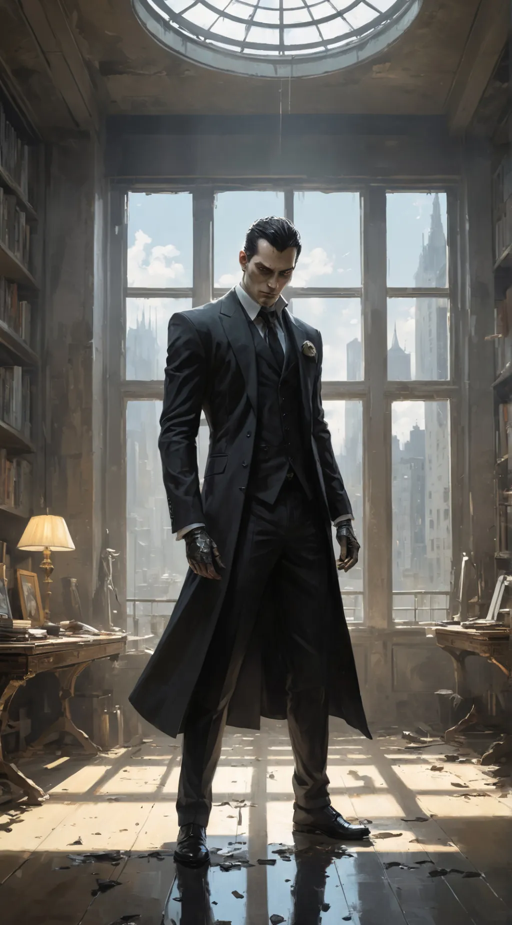 ai character: Lucien background