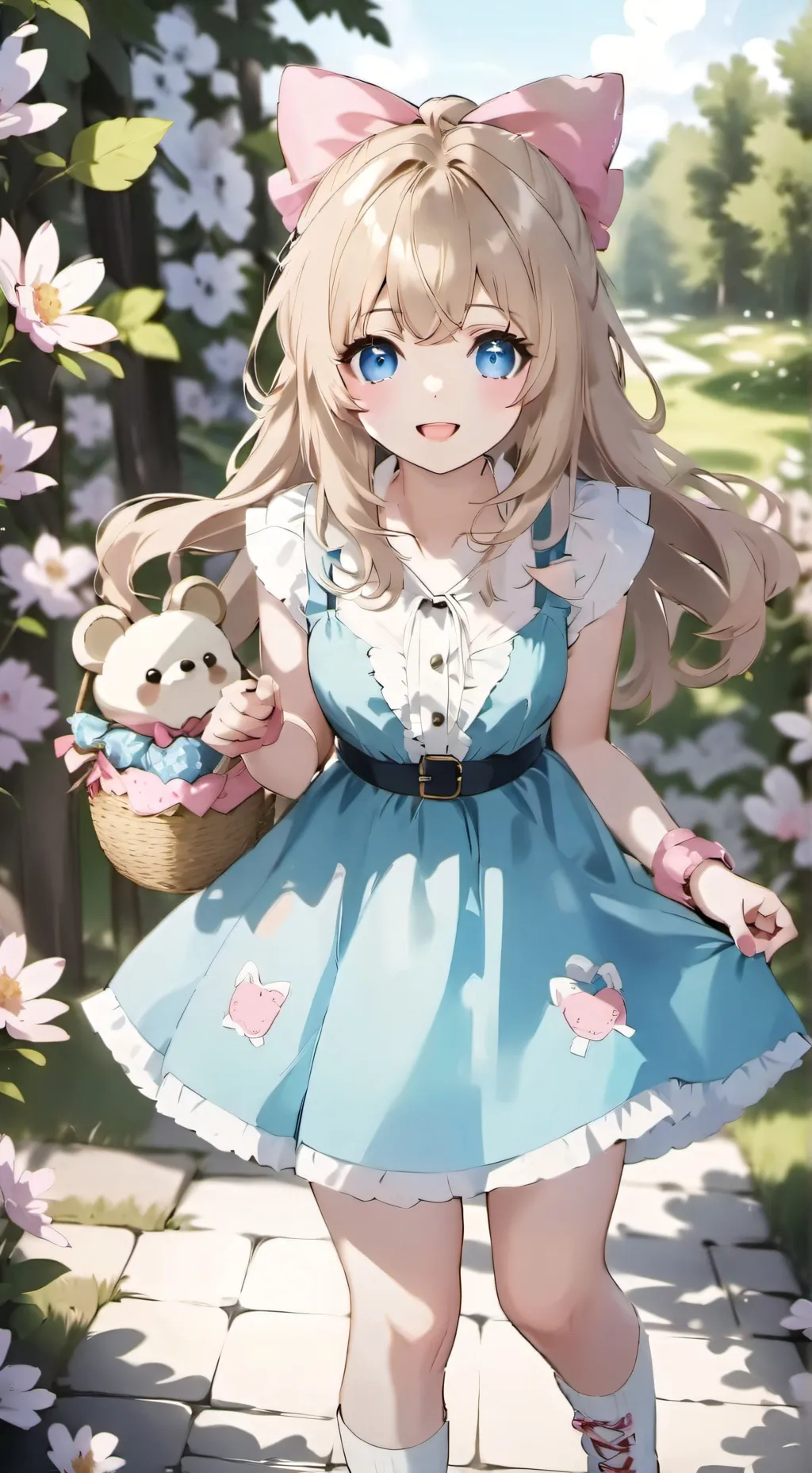 ai character: Luna background