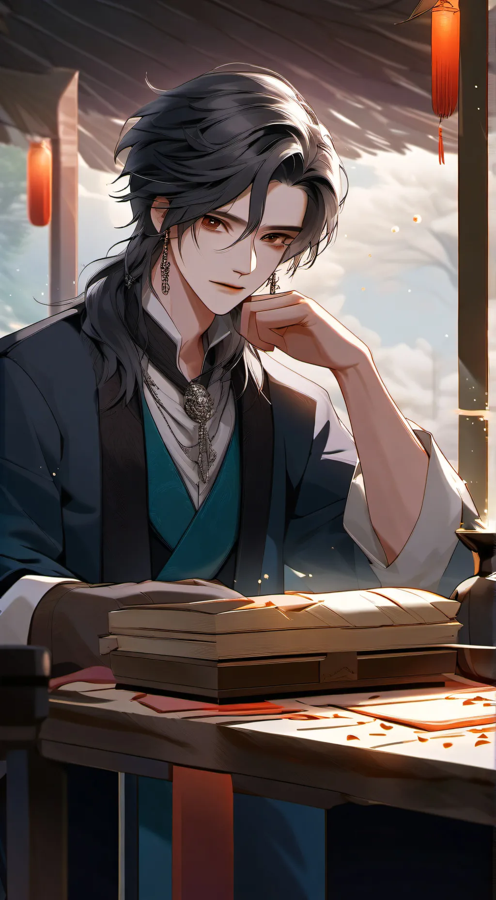 ai character: Simon background