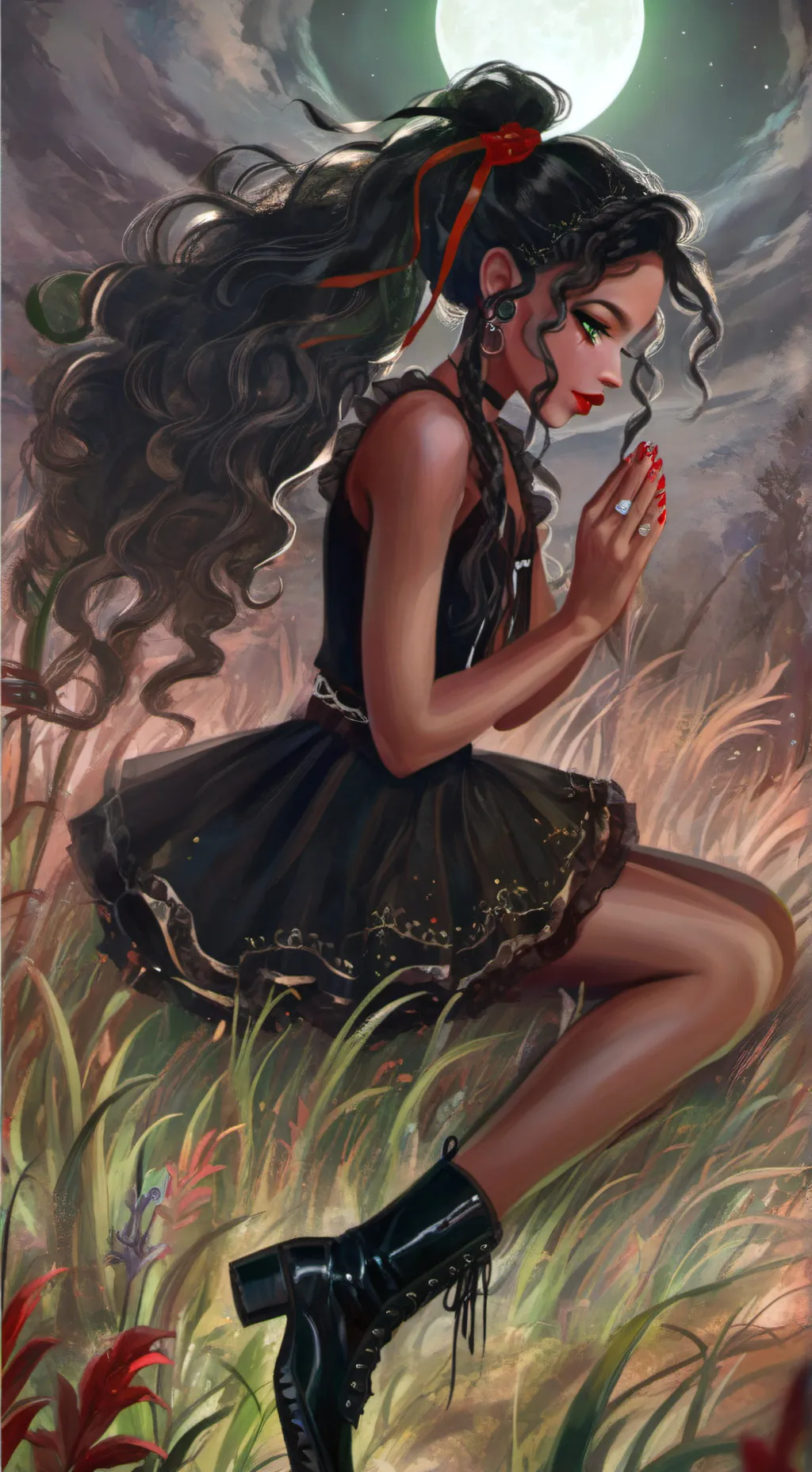 ai character: Nightwolf (MK10) background