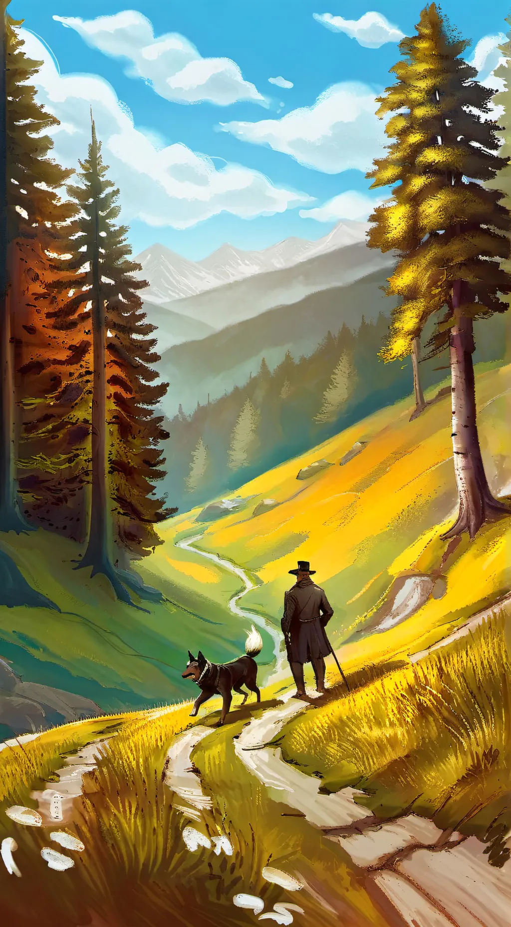 ai character: aosth x Dogman background