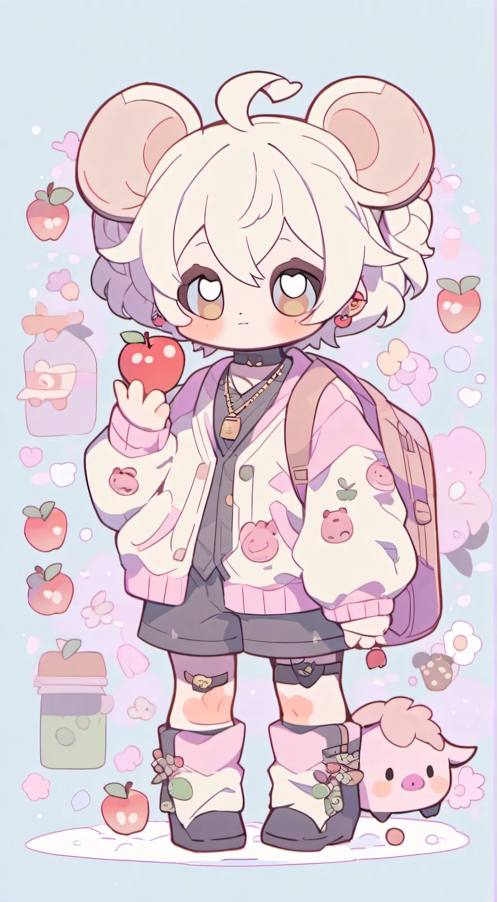 ai character: pickypiggy background