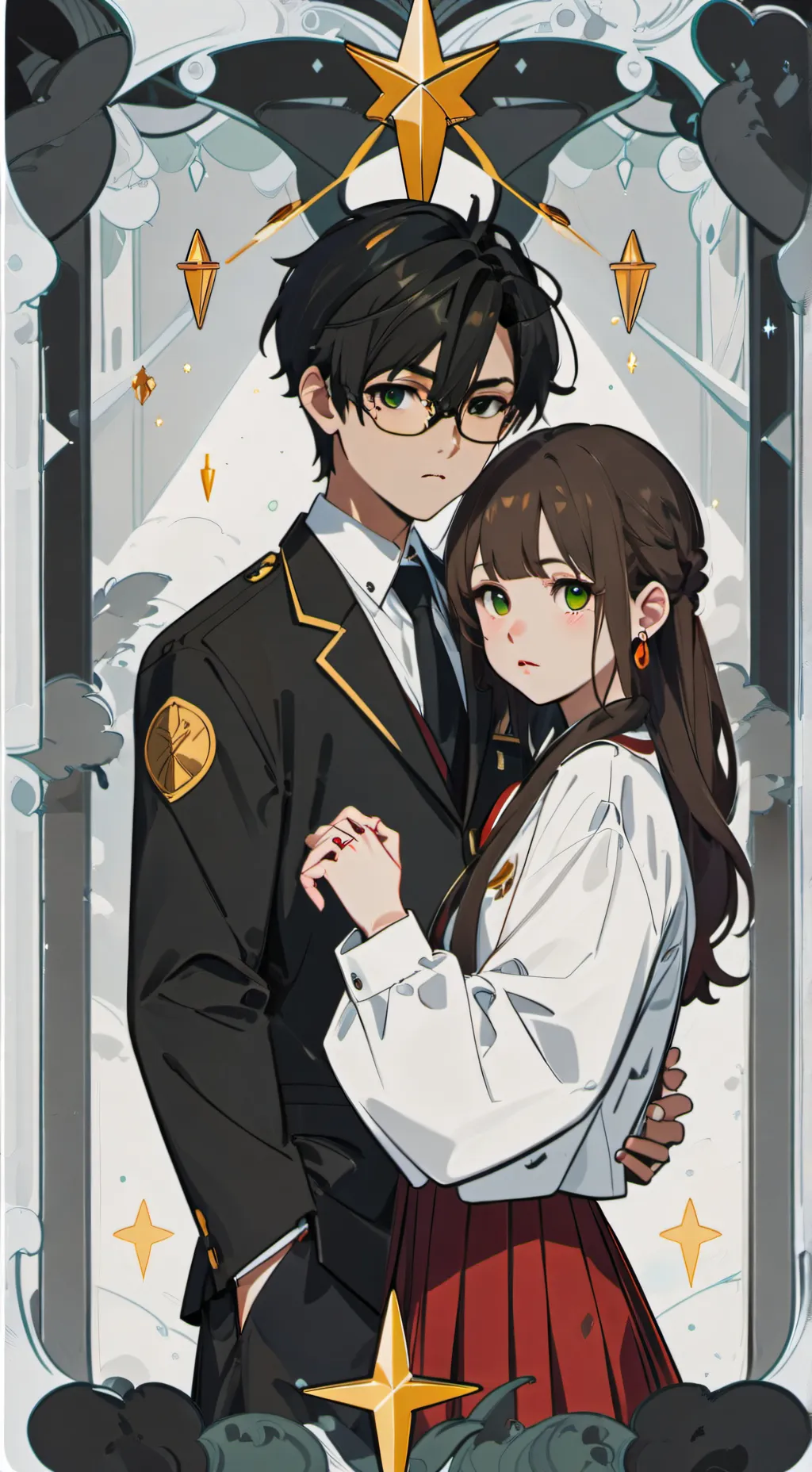 ai character: Harry x Y/N background