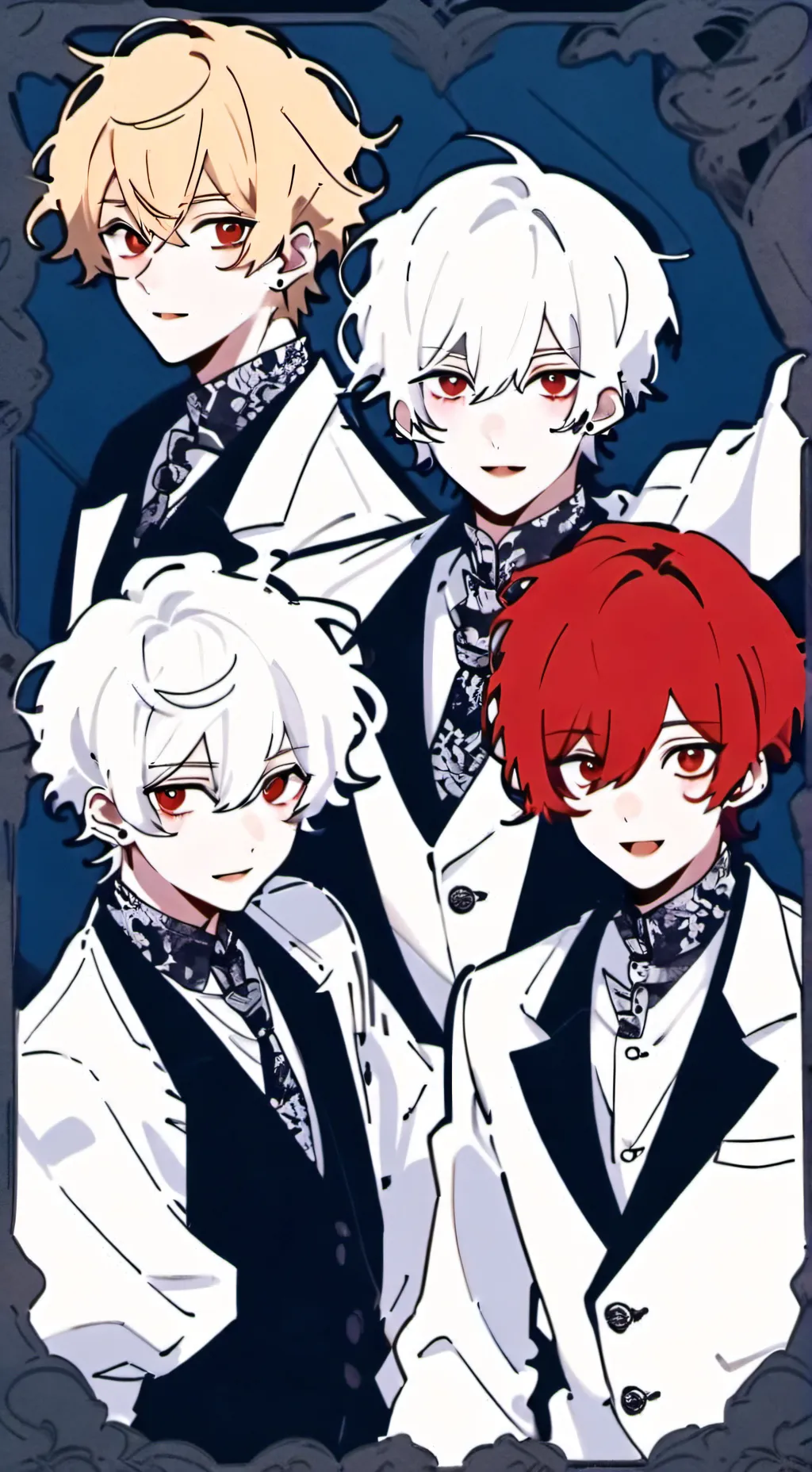 ai character: 4 vampires 1 prey~ background