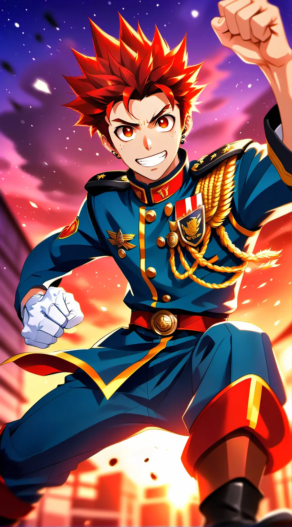 ai character: Kirishima background