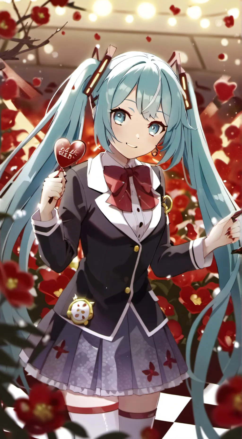 ai character: Hatsune miku background