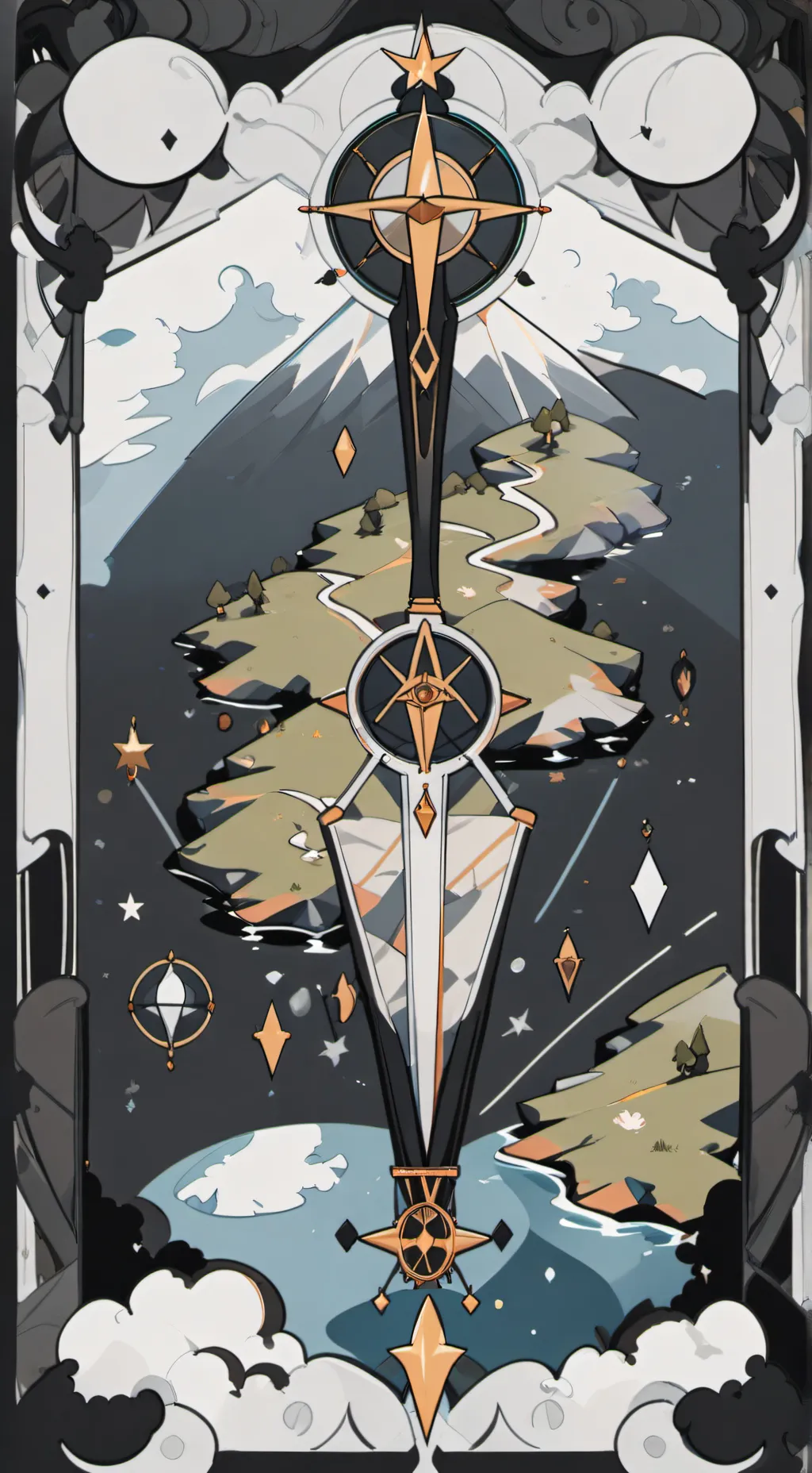 ai character: 4 islands background