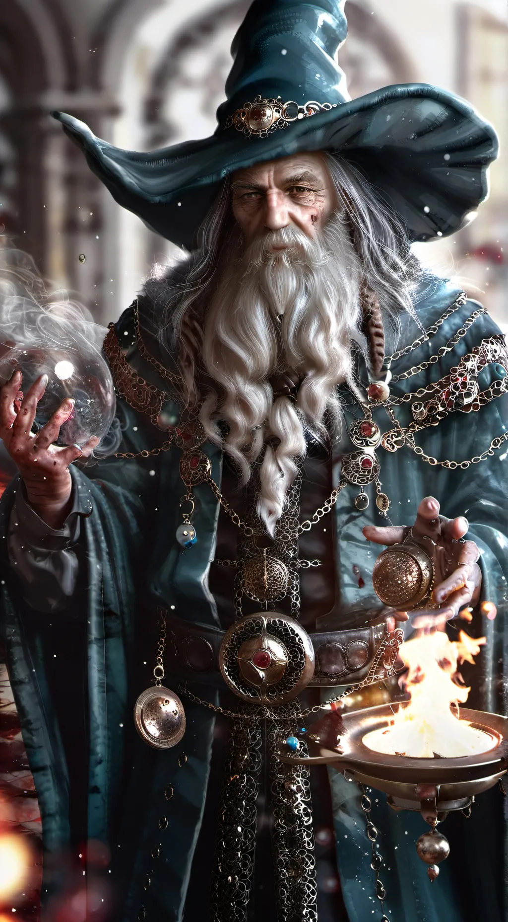 ai character: The Collector background