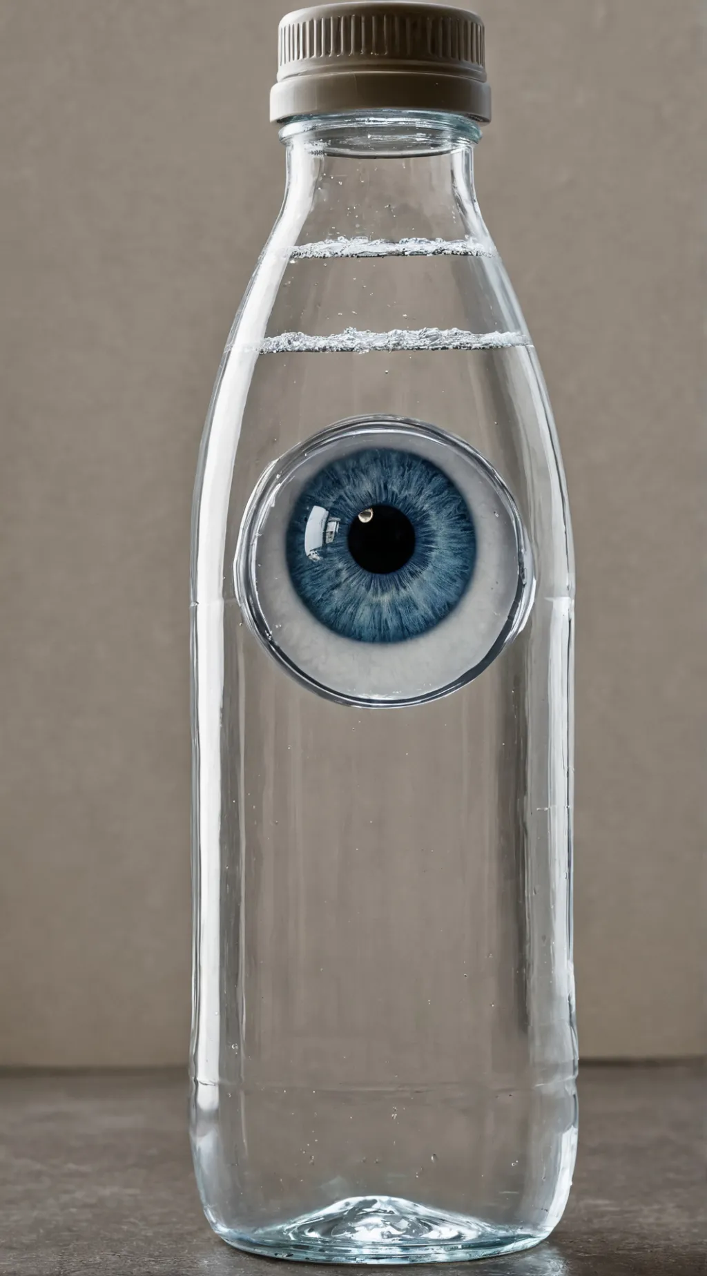 ai character: botella de agua background