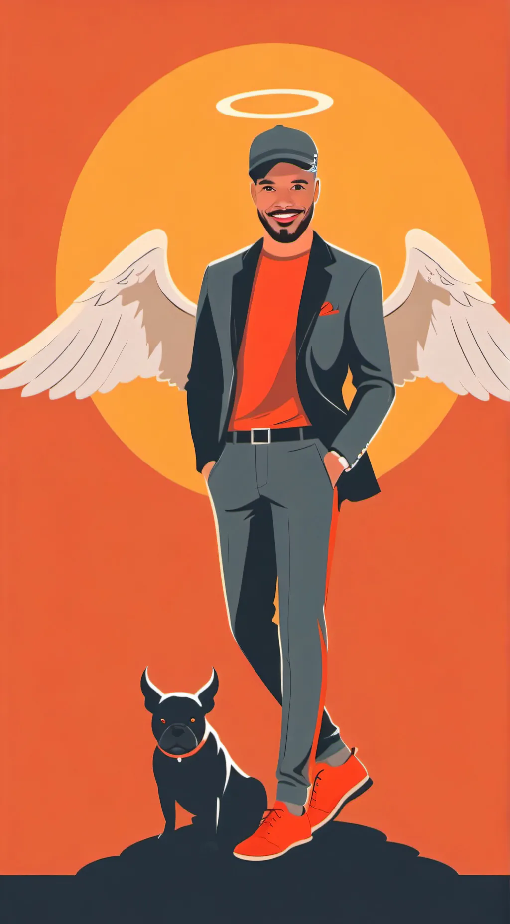 ai character: nice kid revenge background