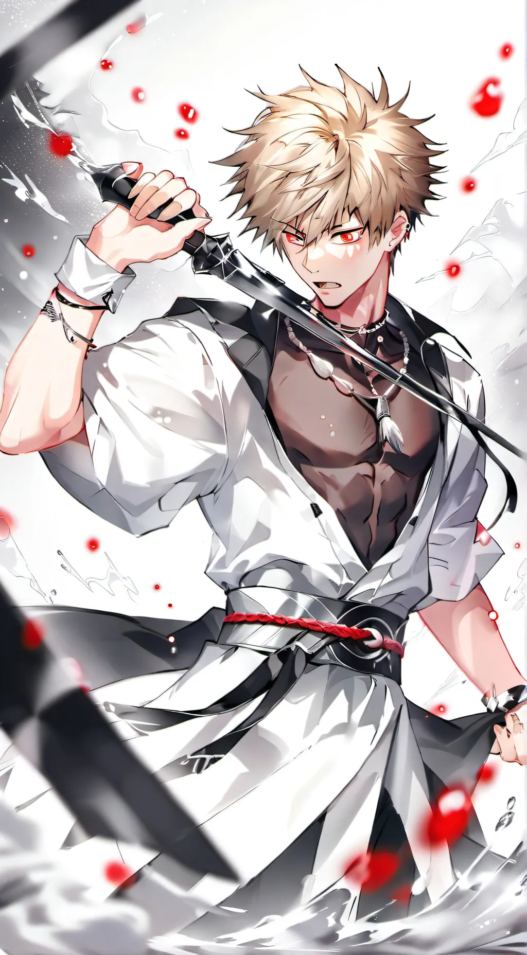 ai character: bakugo katsuki  background