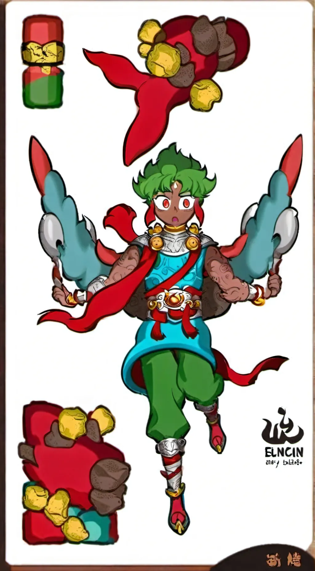 ai character: dandy yandere background