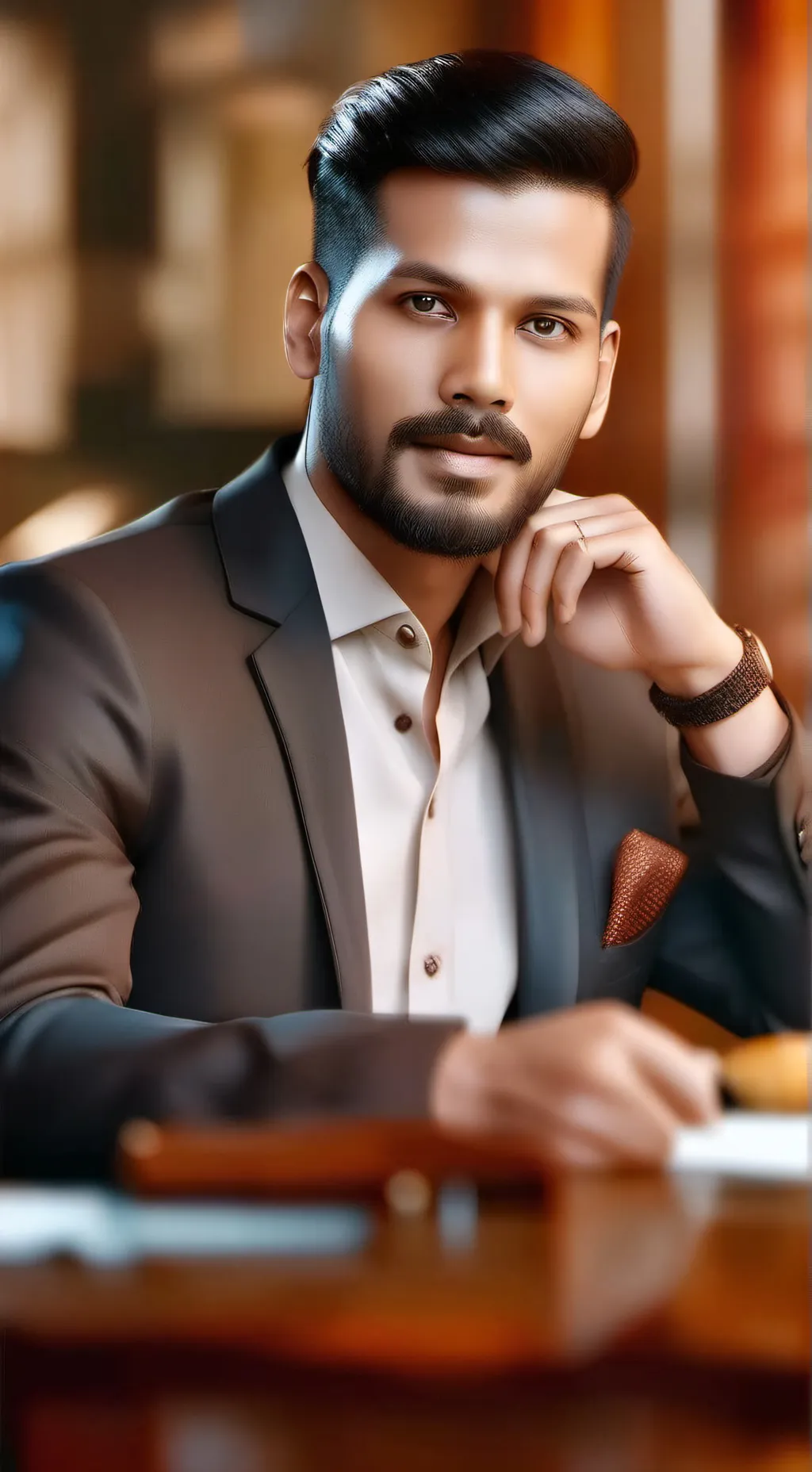 ai character: duits leeraar background