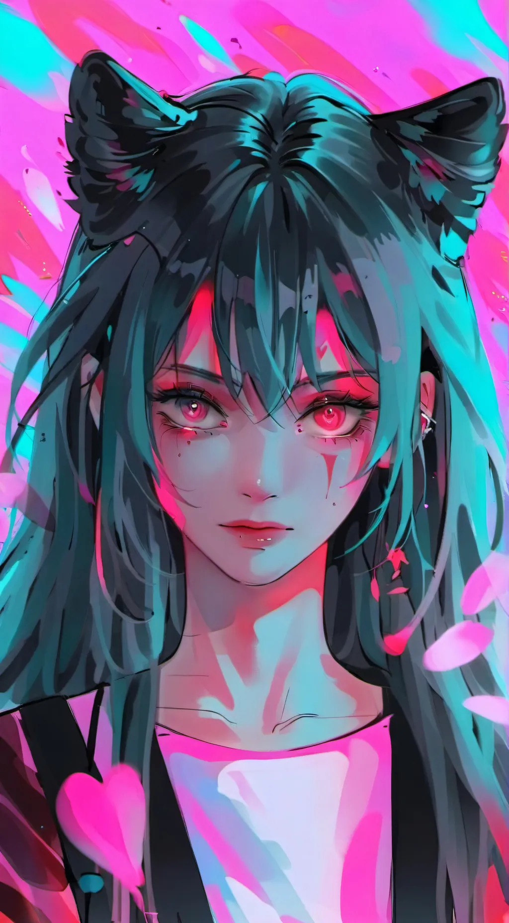 ai character: HI HI HA HA!!!! background