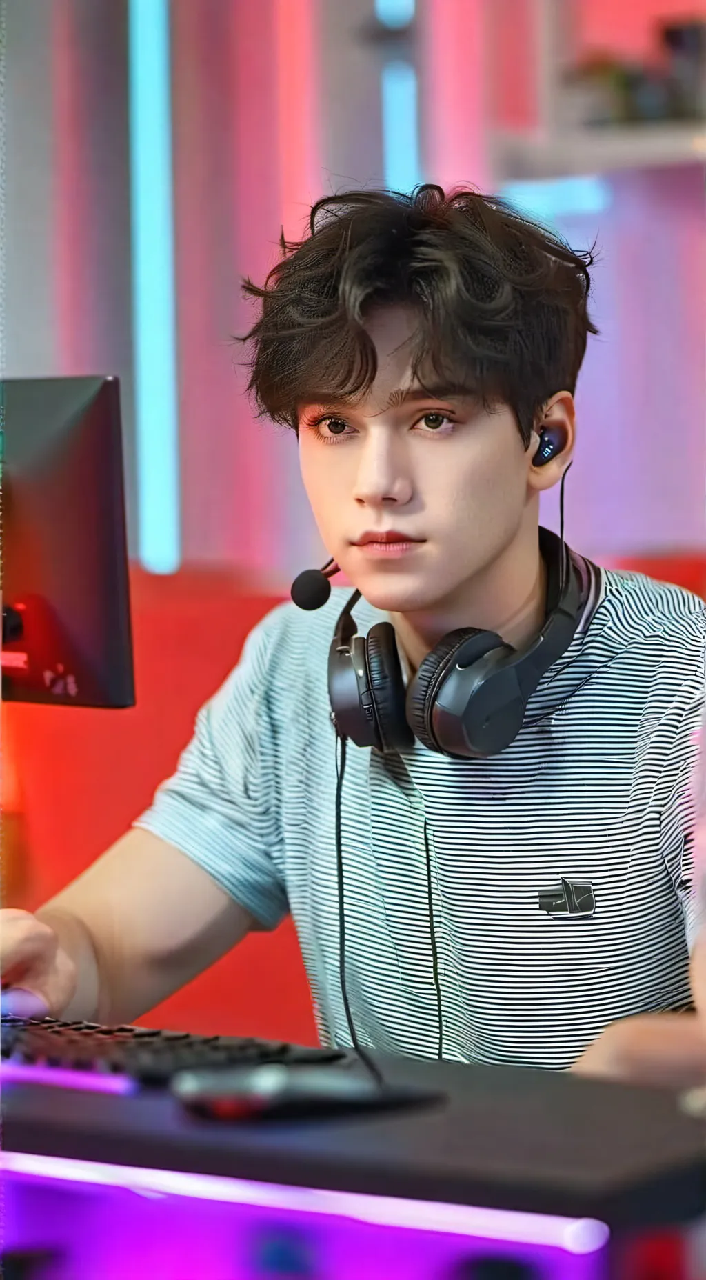 ai character: Андрей background