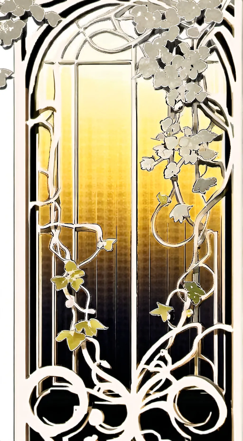 ai character: Art Gallery . . . background