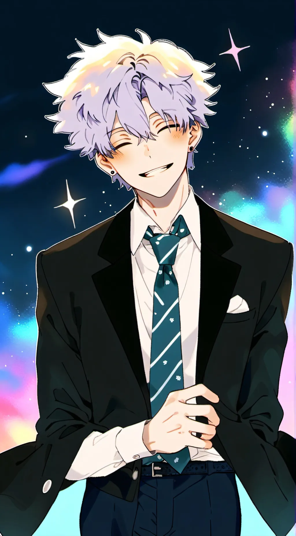 ai character: focus background