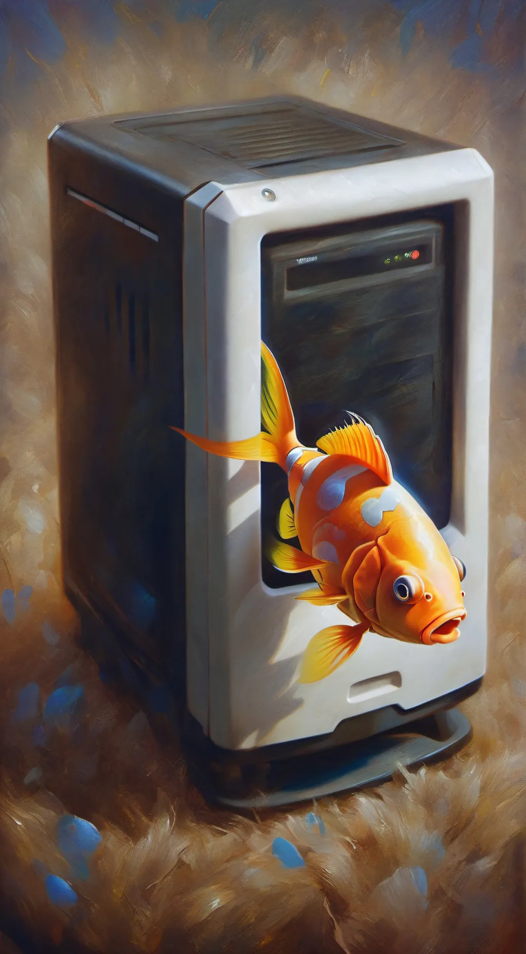 ai character: {fill} background