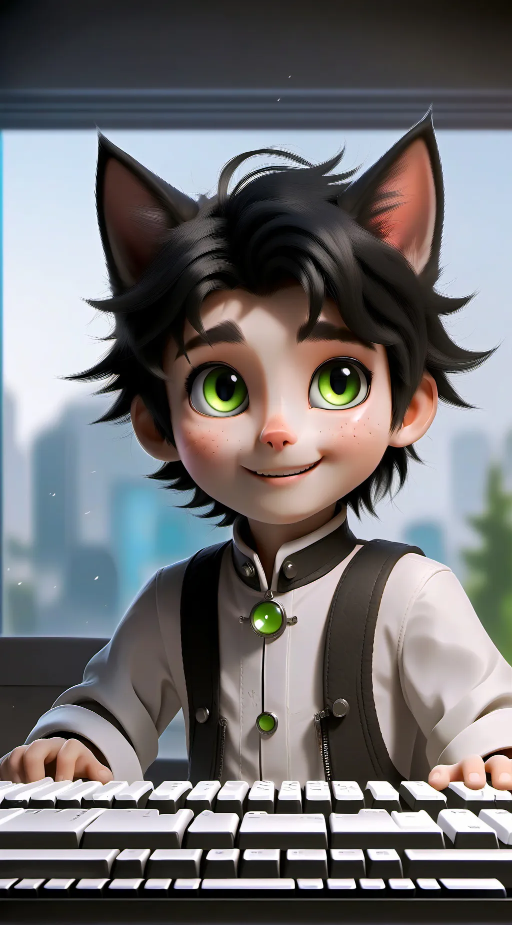 ai character: Meowix background