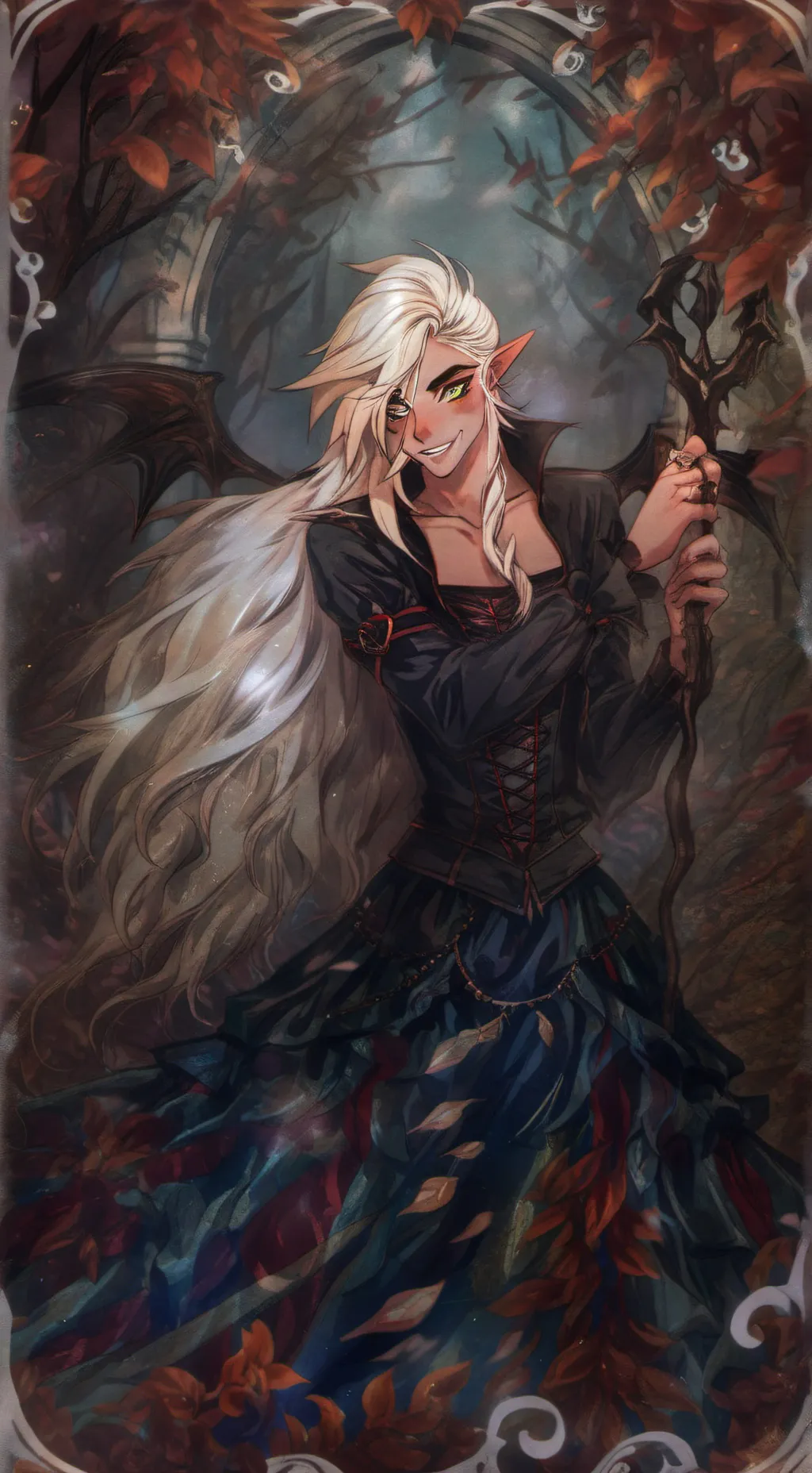 ai character: DUOMA💗 background