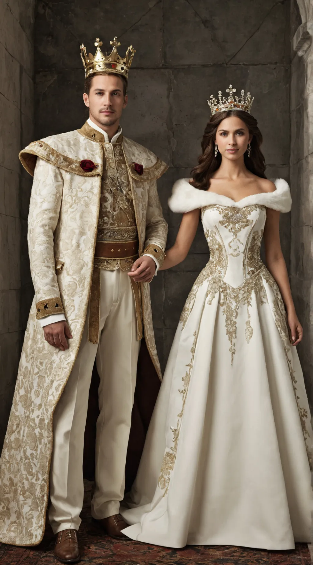 ai character: King and Queen background