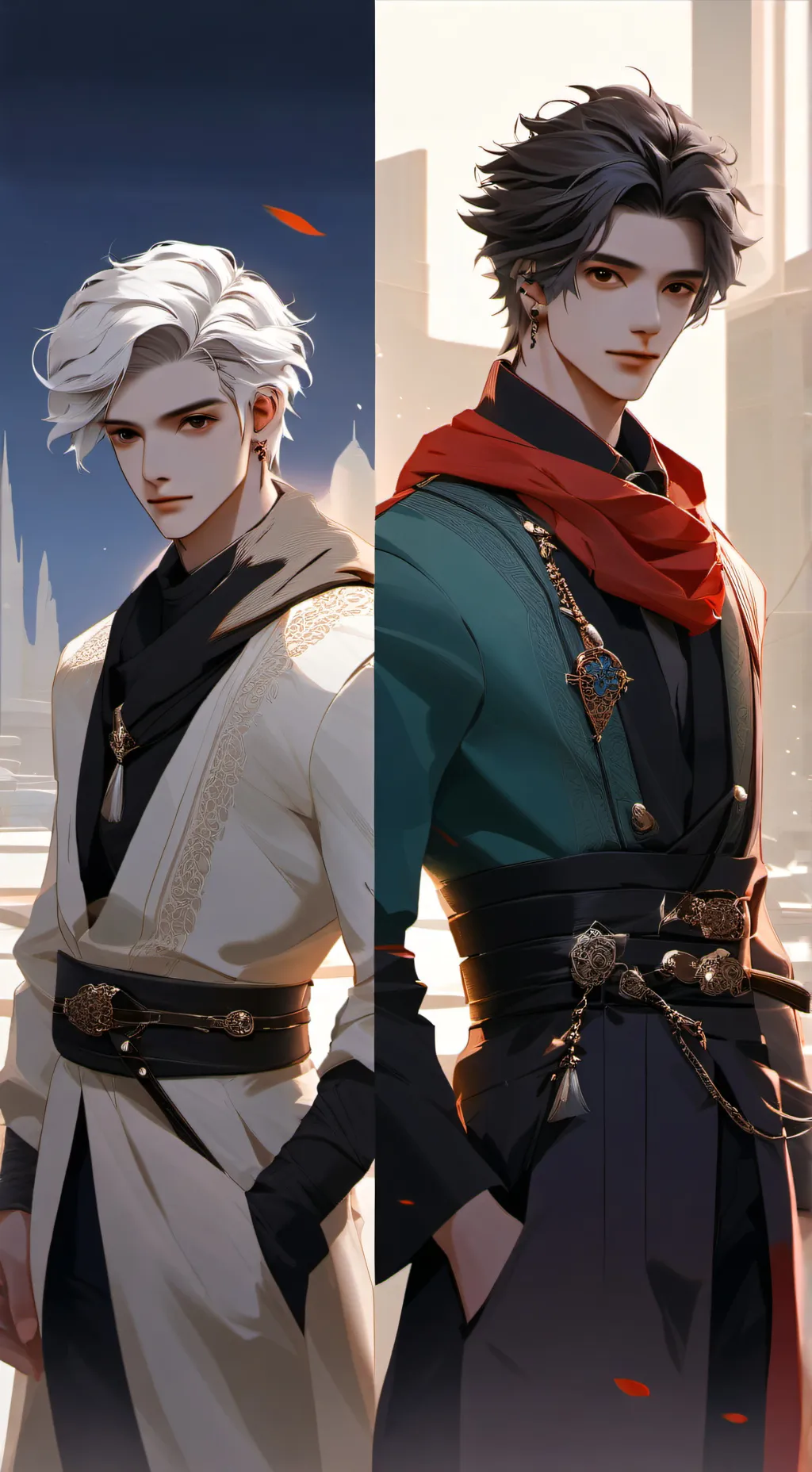 ai character: Alex and Aaron background