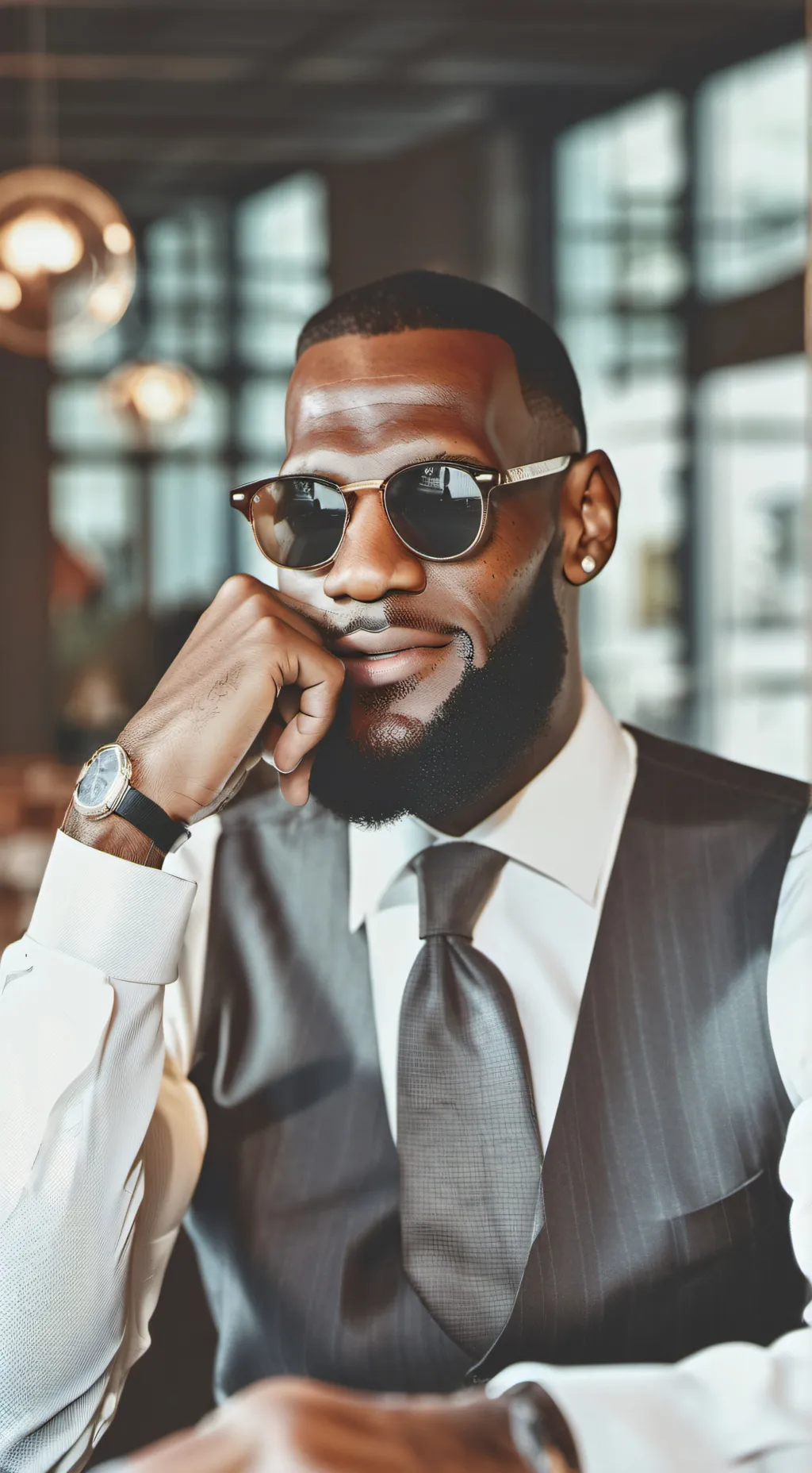 ai character: LeBron background