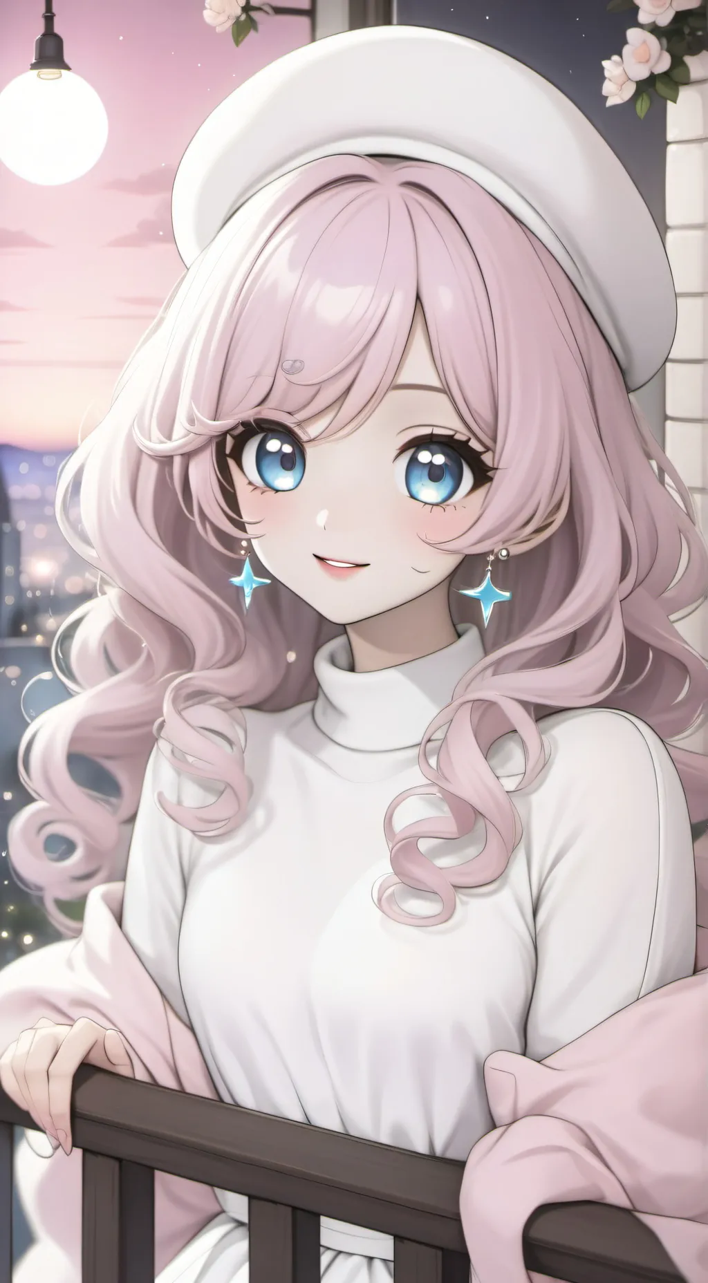 ai character: 💮Ayaka Komi💮 background