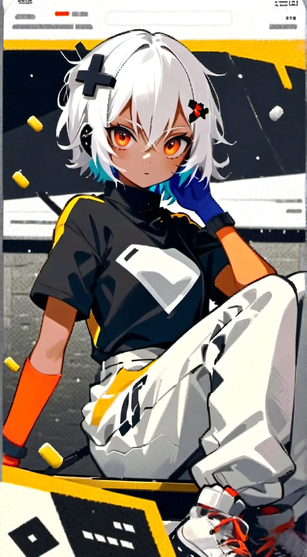 ai character: neva  background