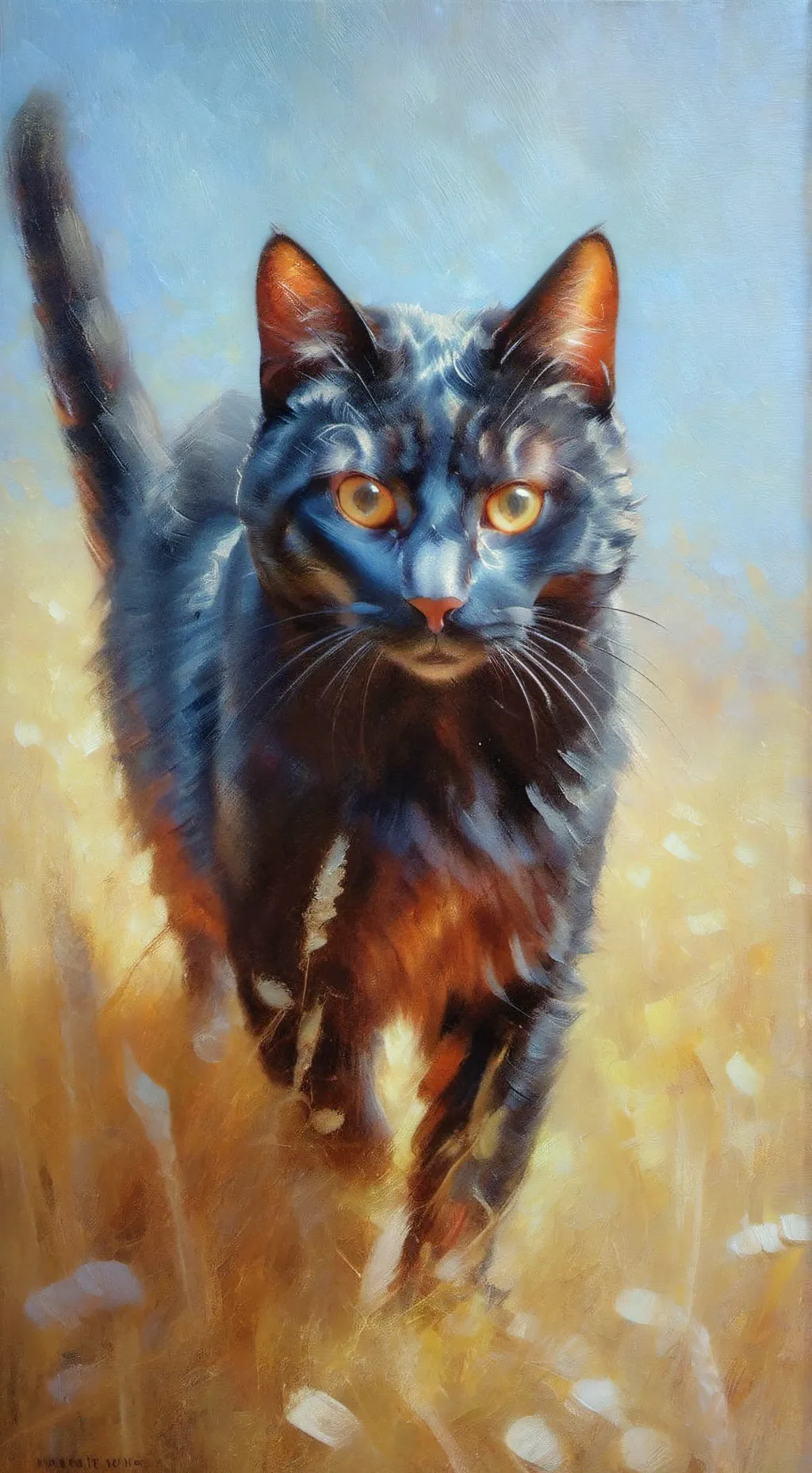 ai character: Bat Flight background