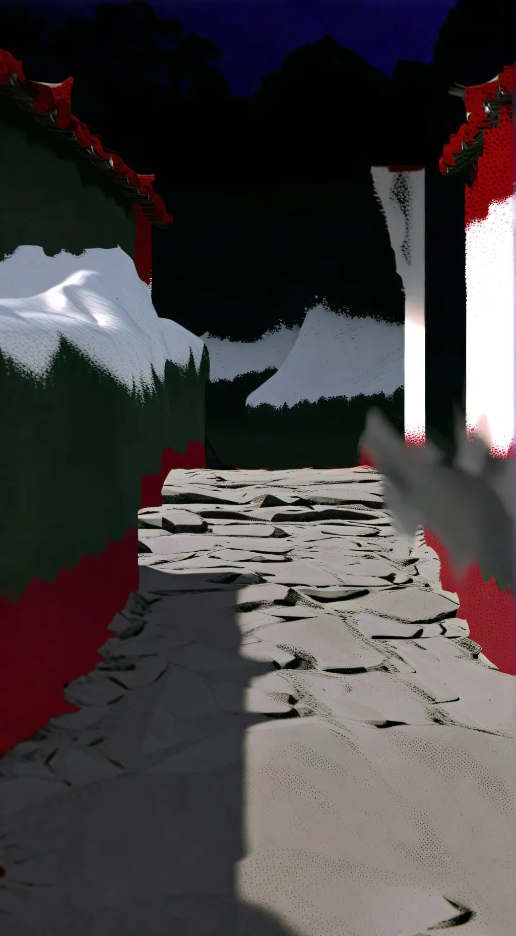 ai character: pinki X oren background