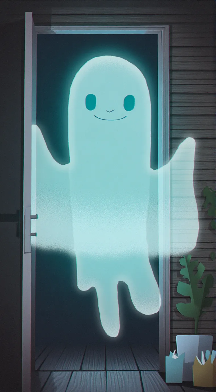 ai character: gray background