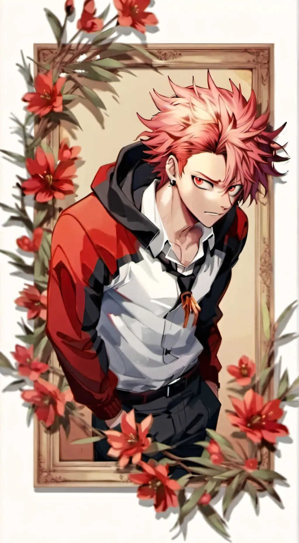 ai character: Ejiro Kirishima  background