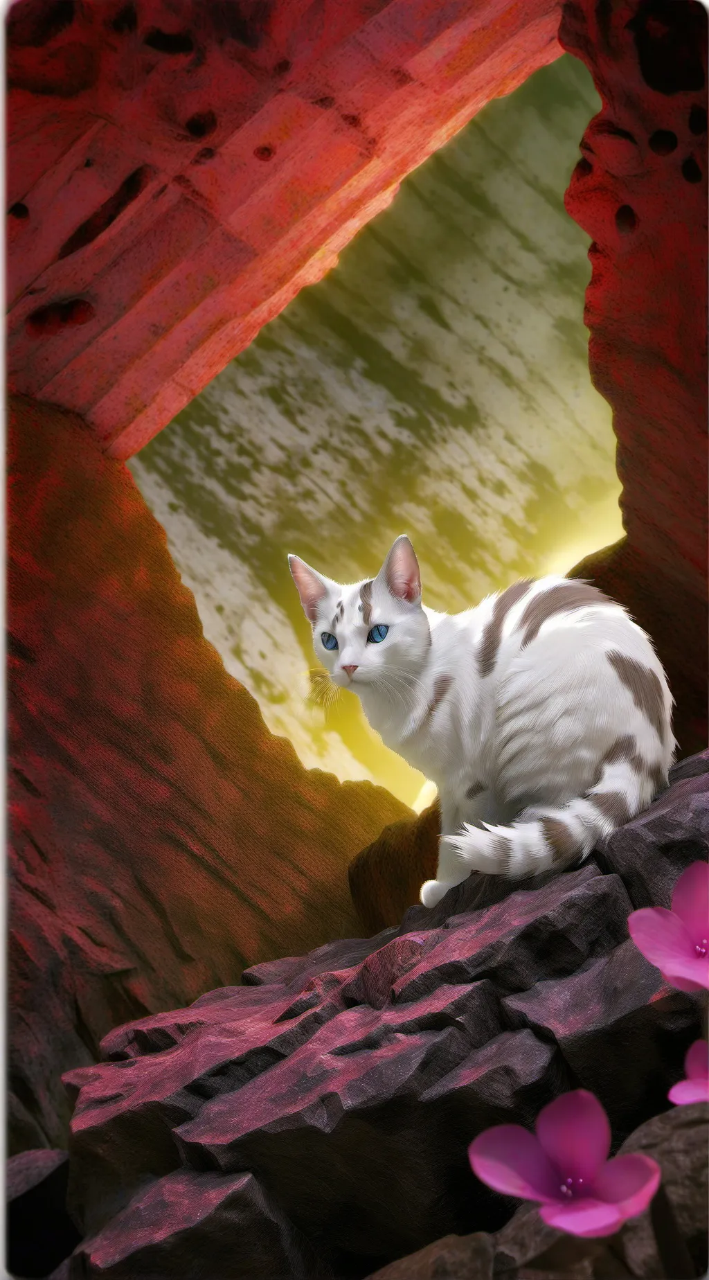 ai character: Berrybright background