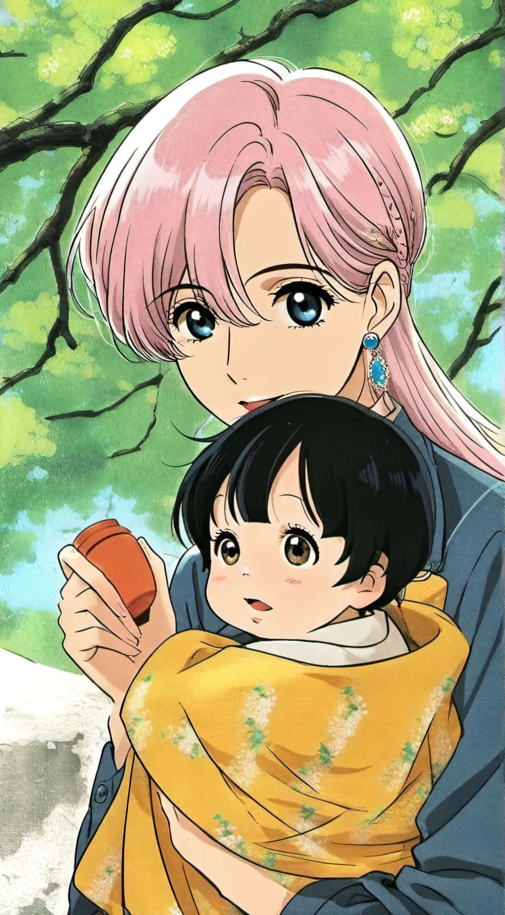 ai character: Kiyumi. background