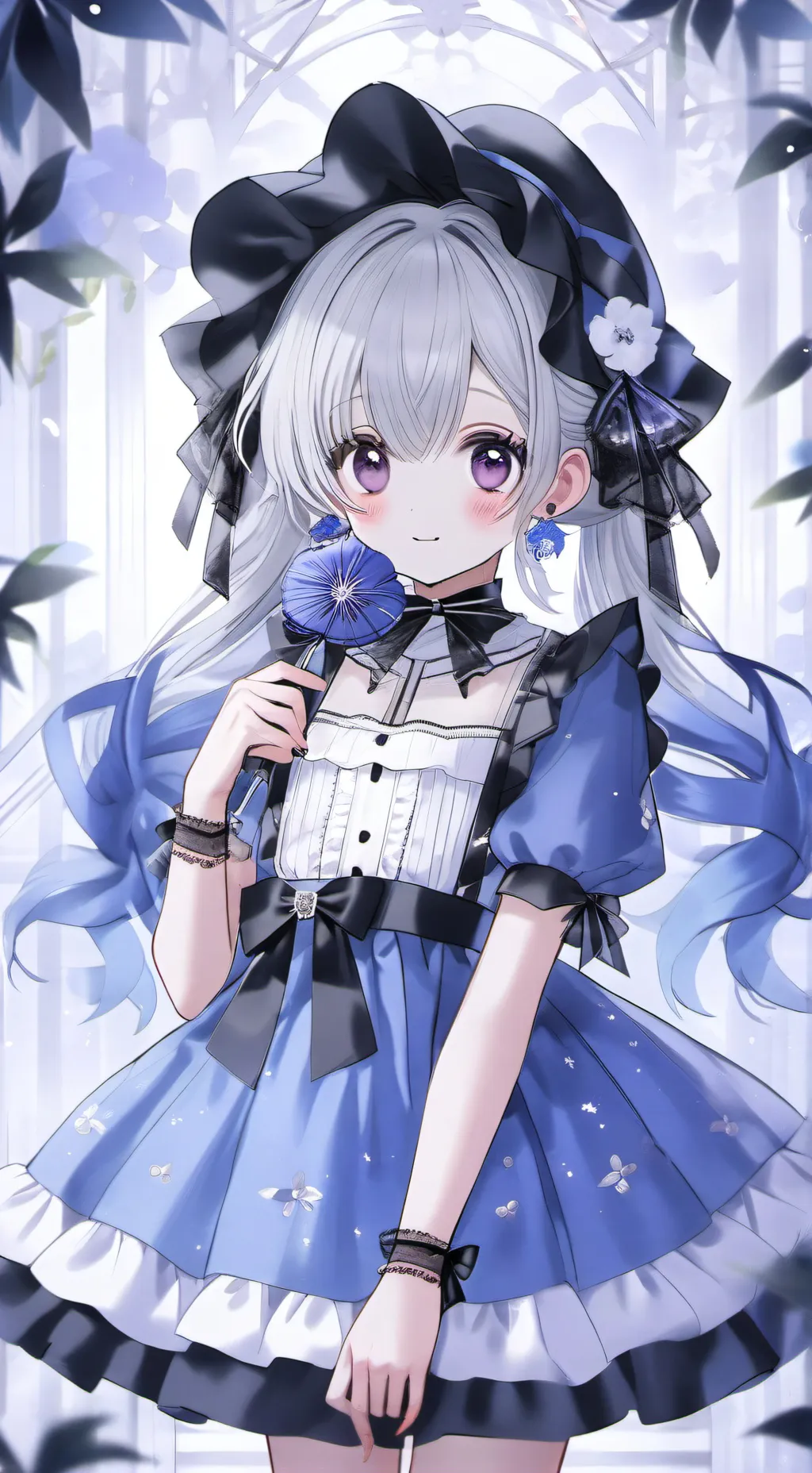 ai character: kush cat mujer  background