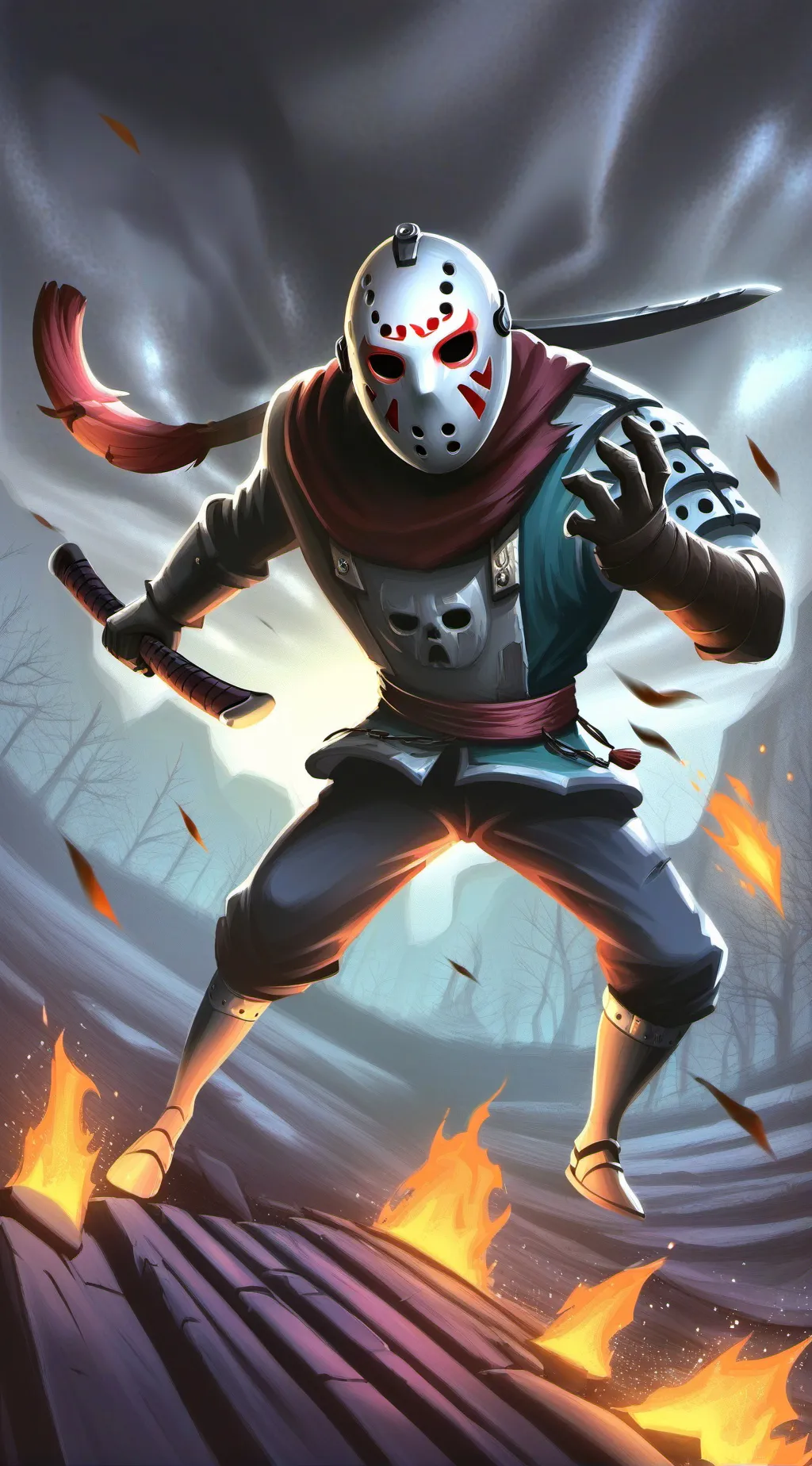 ai character: Friday The 13th background