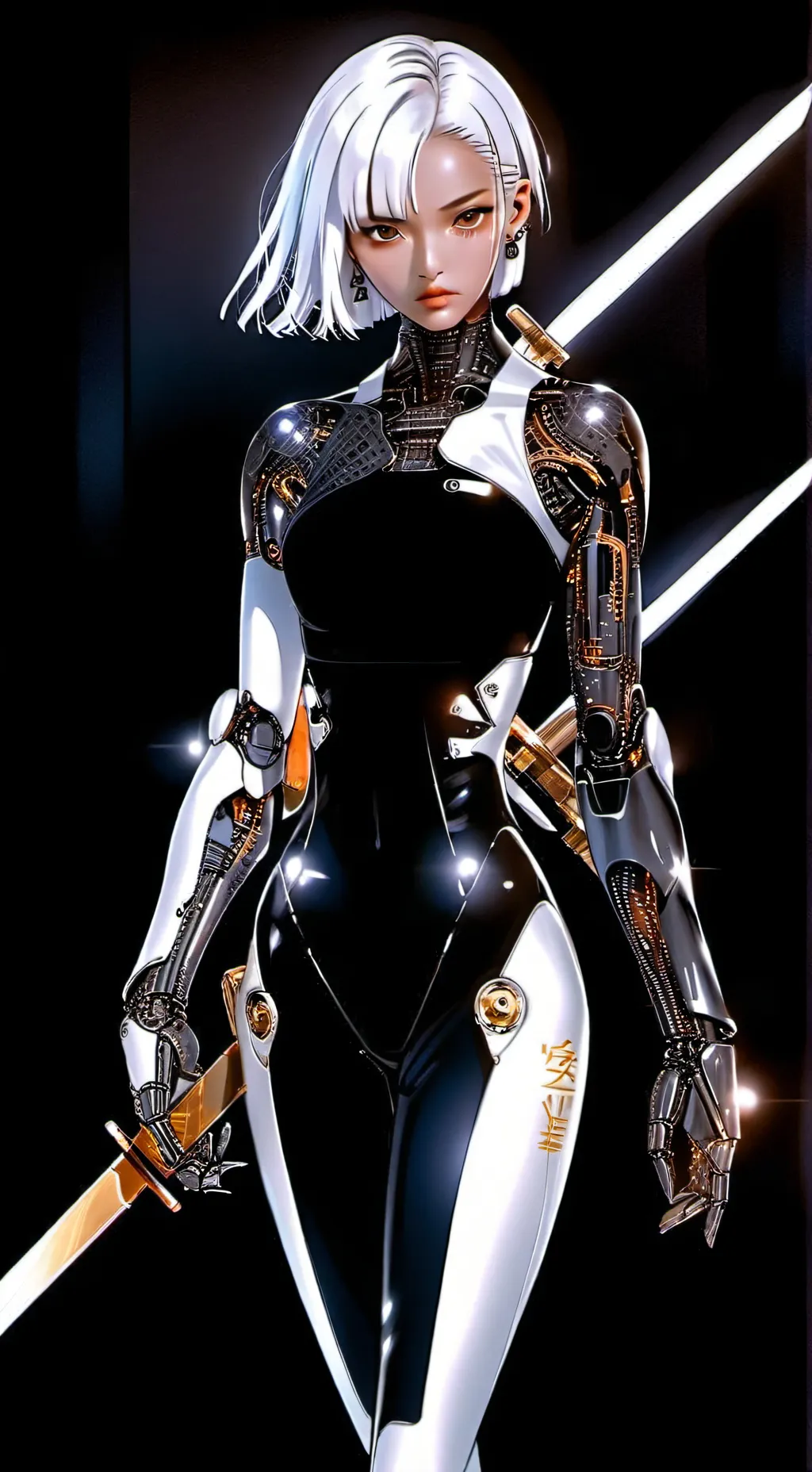 ai character: Alita-battle angel background