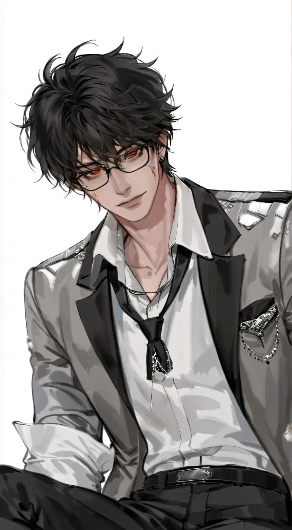 ai character: Kleon Zein Red background